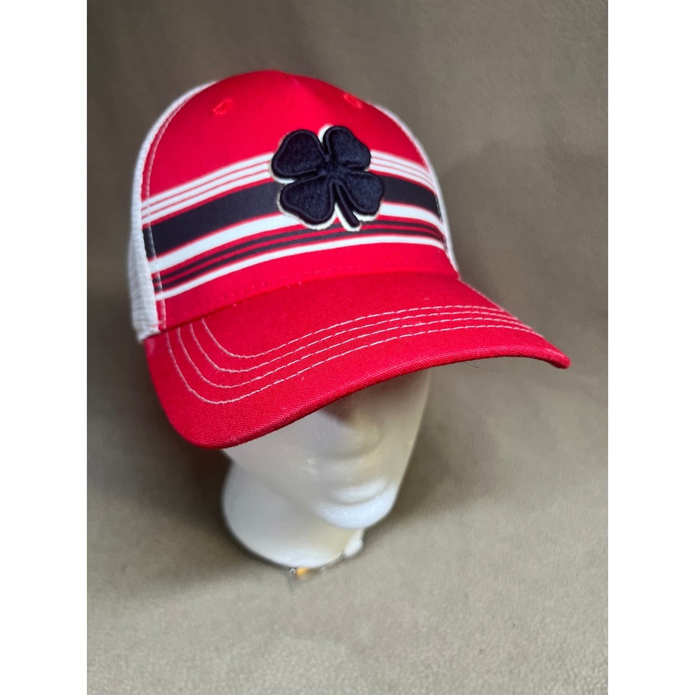 Black Clover Live Lucky Youth Trucker Hat Red White Mesh Snapback Cap PN66402